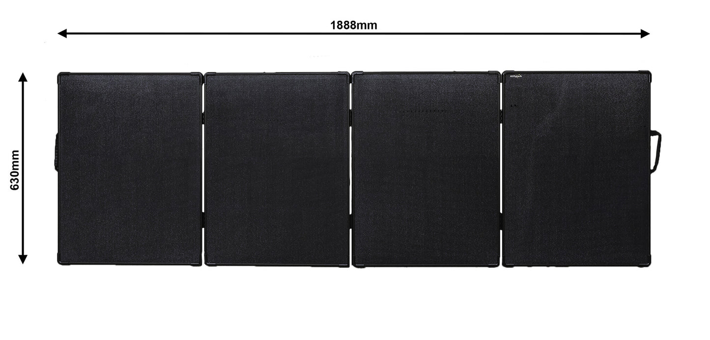 AllSpark Quad fold 200w Portable Folding Solar panel