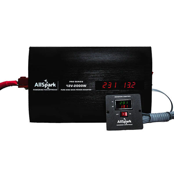 Offroad Living AllSpark 12V 2000W Pure Sine Wave Inverter - Reliable Power Solution for Off-Grid Living