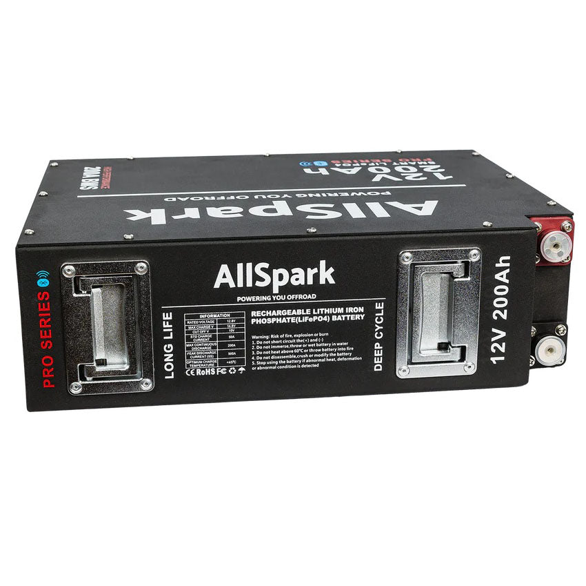 Offroad Living Slimline 200Ah lithium battery for reliable off-road and camping power solutions.