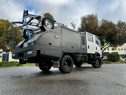 Boat Loader Canopy-fitted on Steel Isuzu Tray
