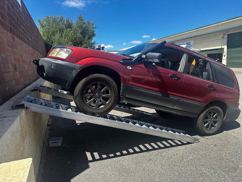 Heavy duty car ramps