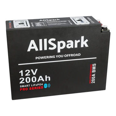 Offroad Living Slimline 200Ah lithium battery for reliable off-road and camping power solutions.